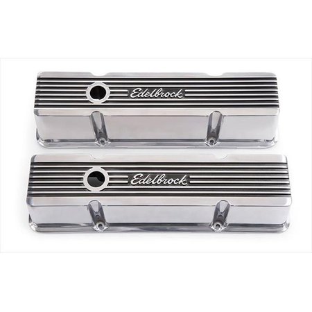 EDELBROCK EDELBROCK 4263 Valve Cover - Polished - Tall E11-4263